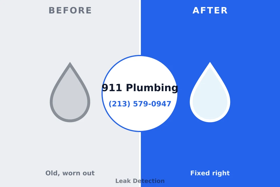 Before and after: plumbing repair Granite Shoals, TX